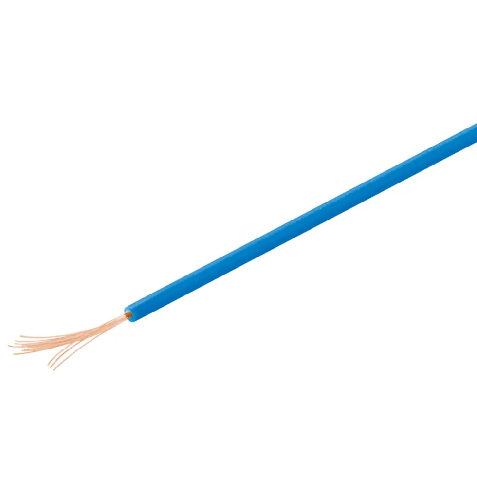 Isolert koblingstråd 0,14 mm² Blå
