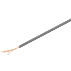 Isolert koblingstråd 0,14 mm² Grå
