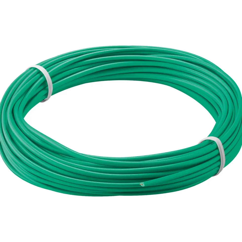 Isolert koblingstråd 0,14 mm² Grønn