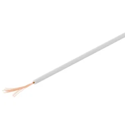 Isolert koblingstråd 0,14 mm² Hvit