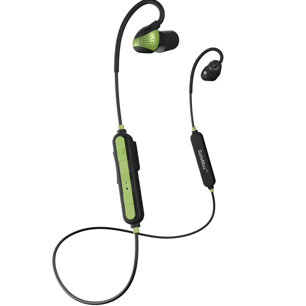 Isotunes Pro Aware EN352 Hørselvern med Bluetooth - Grønn