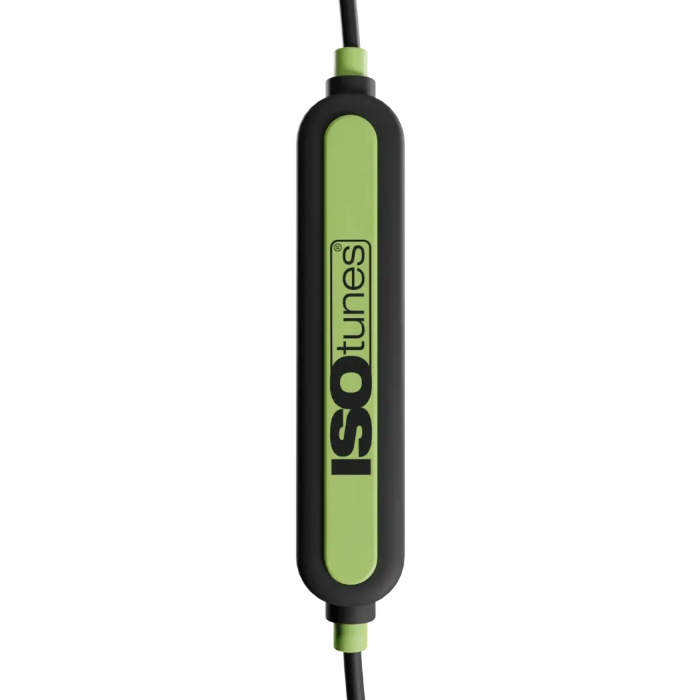 Isotunes Pro Aware EN352 Hørselvern med Bluetooth - Grønn