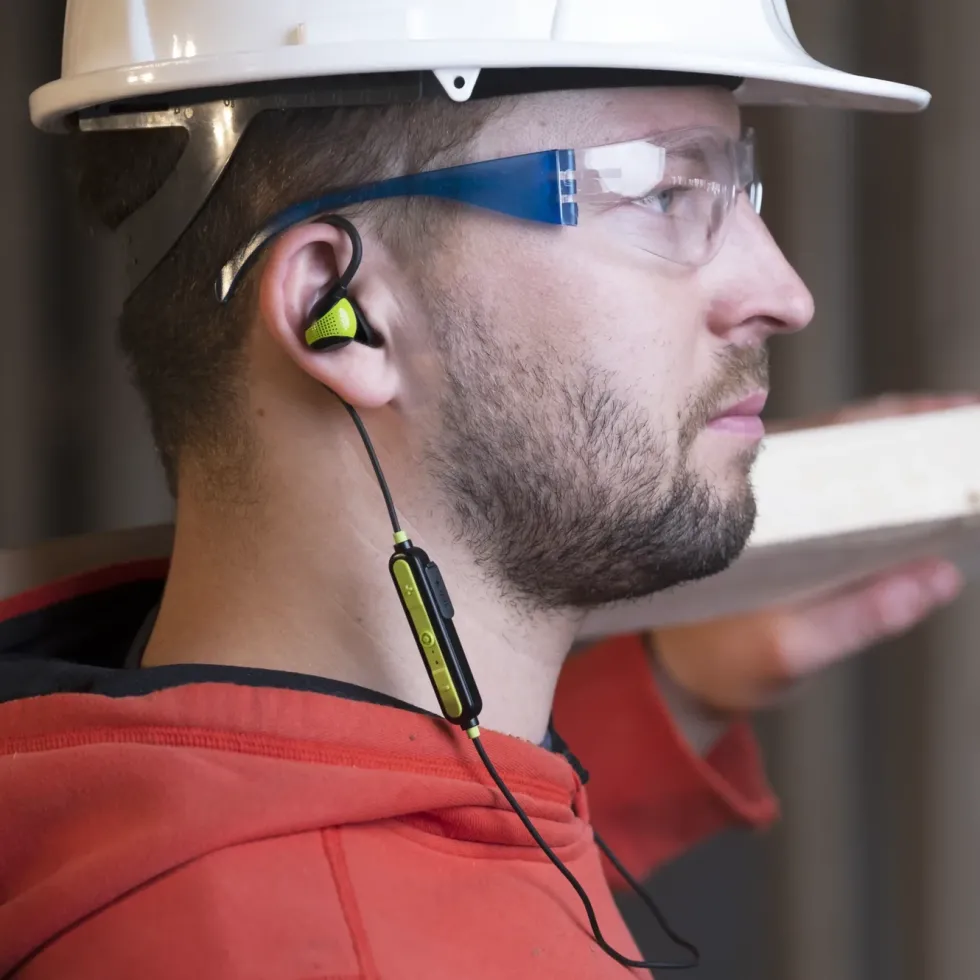 Isotunes Pro Aware EN352 Hørselvern med Bluetooth - Grønn