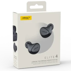 Jabra Elite 4 Trådløse hodetelefoner Dark grey