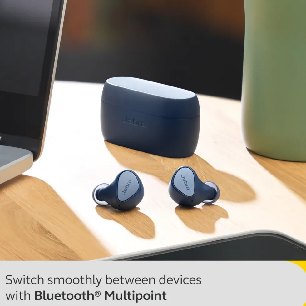 Jabra Elite 4 Trådløse hodetelefoner Navy