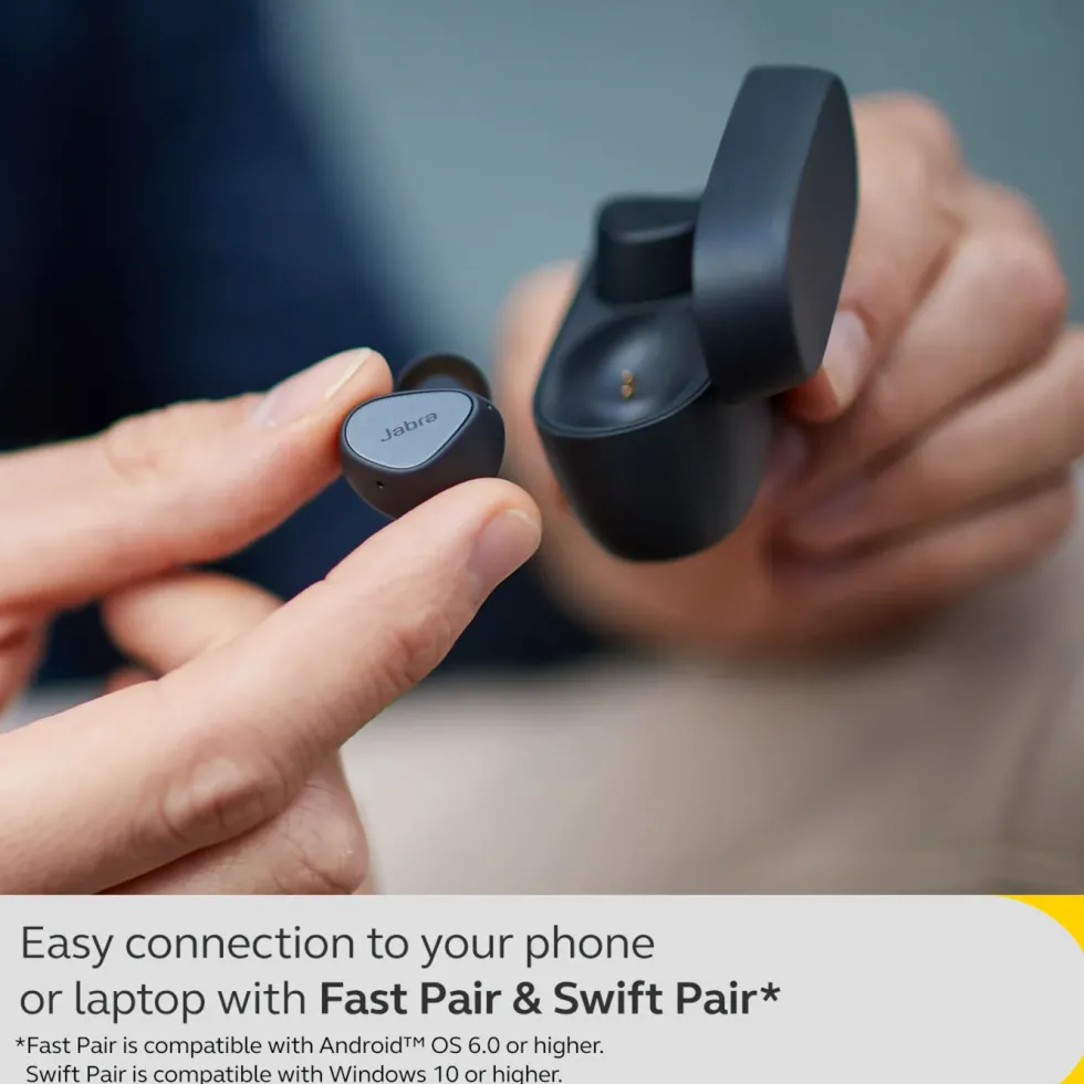 Jabra Elite 4 Trådløse hodetelefoner Navy