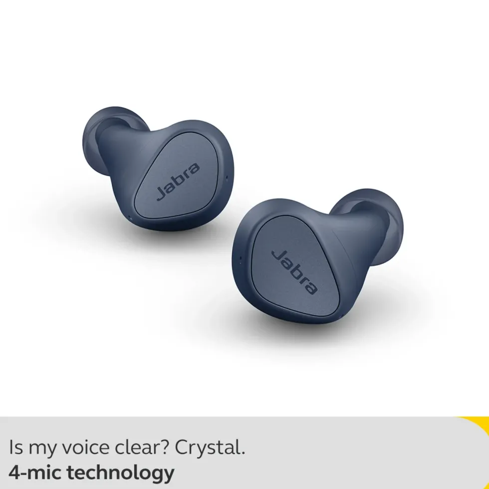 Jabra Elite 4 Trådløse hodetelefoner Navy