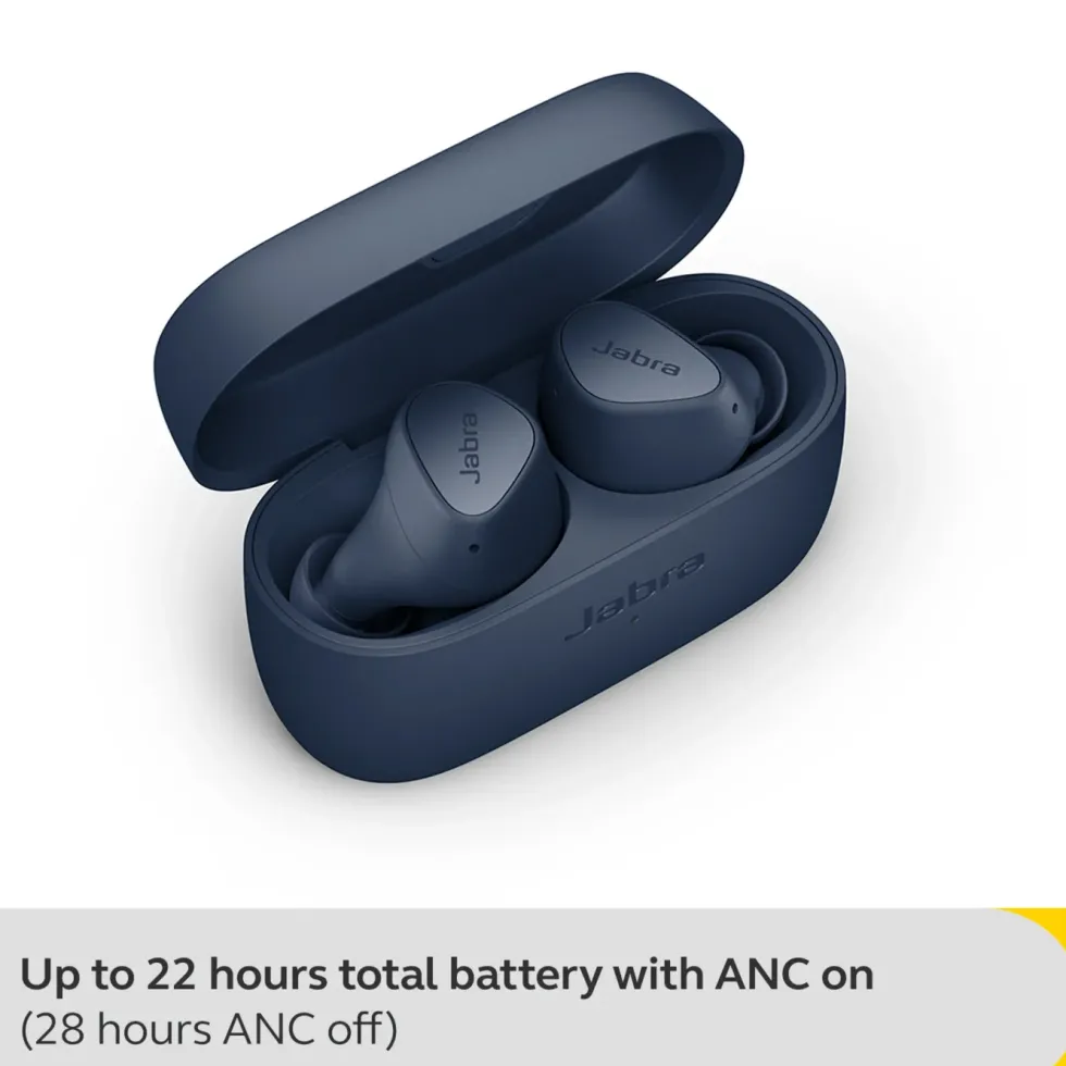 Jabra Elite 4 Trådløse hodetelefoner Navy