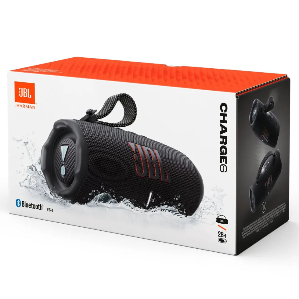 JBL Charge 6 Portabel høyttaler Svart