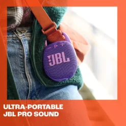 JBL Clip 5 Portabel Bluetooth-høyttaler Blå