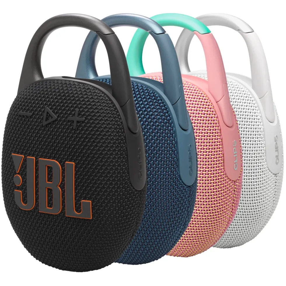 JBL Clip 5 Portabel Bluetooth-høyttaler Blå