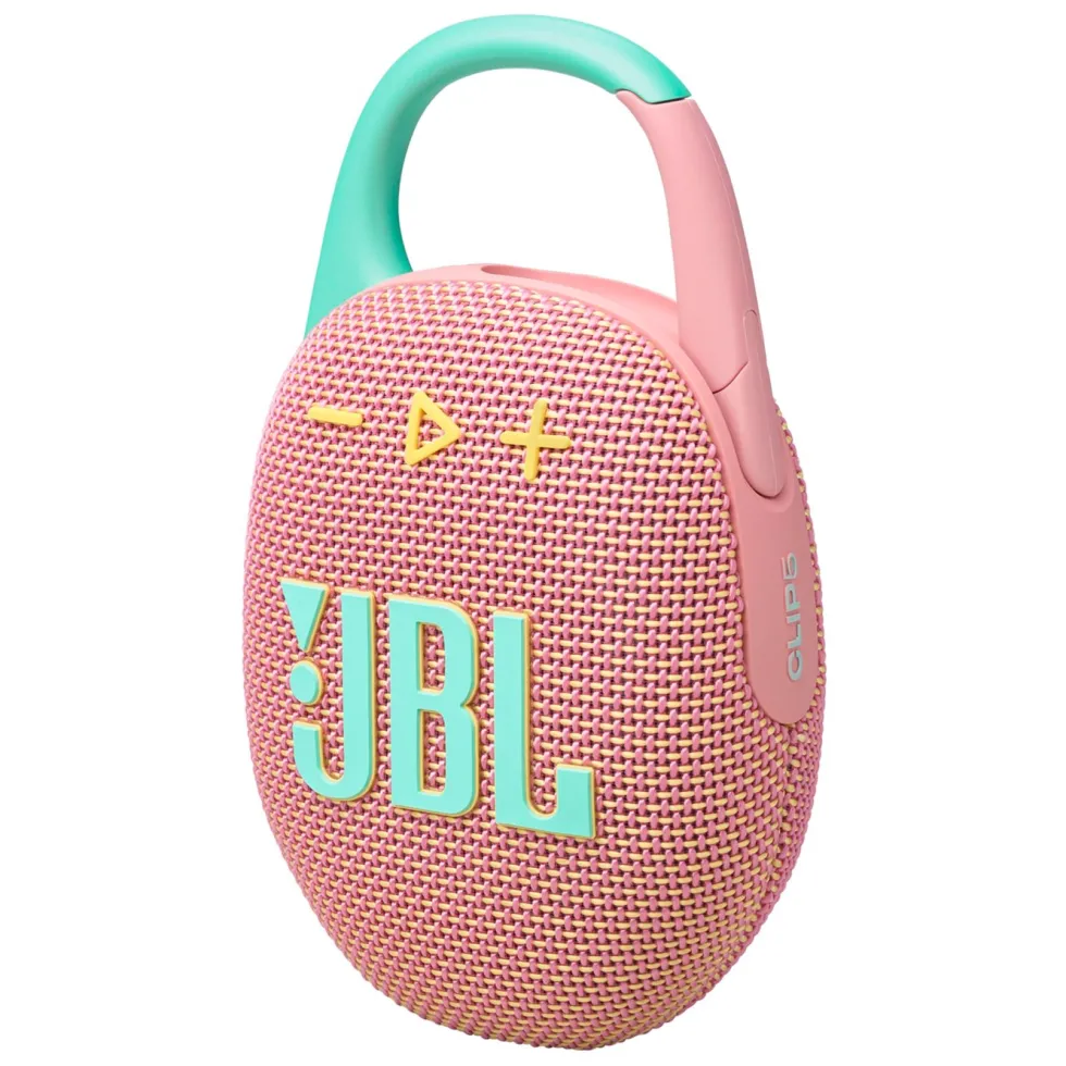 JBL Clip 5 Portabel Bluetooth-høyttaler Rosa