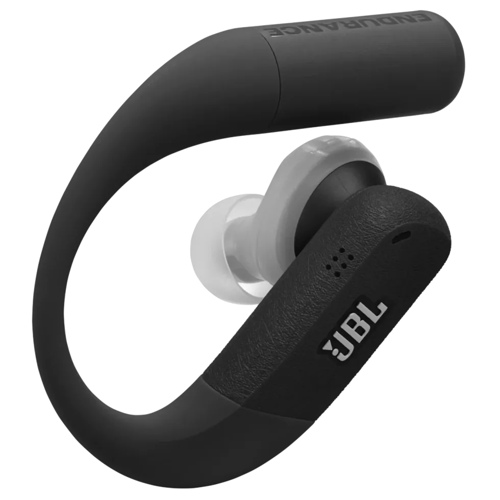 JBL Endurance Peak 4 trådløse sportshodetelefoner - svart/grå