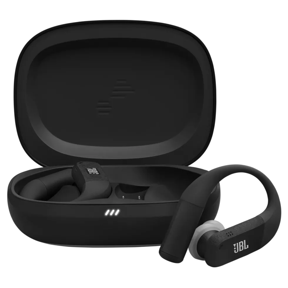 JBL Endurance Peak 4 trådløse sportshodetelefoner - svart/grå