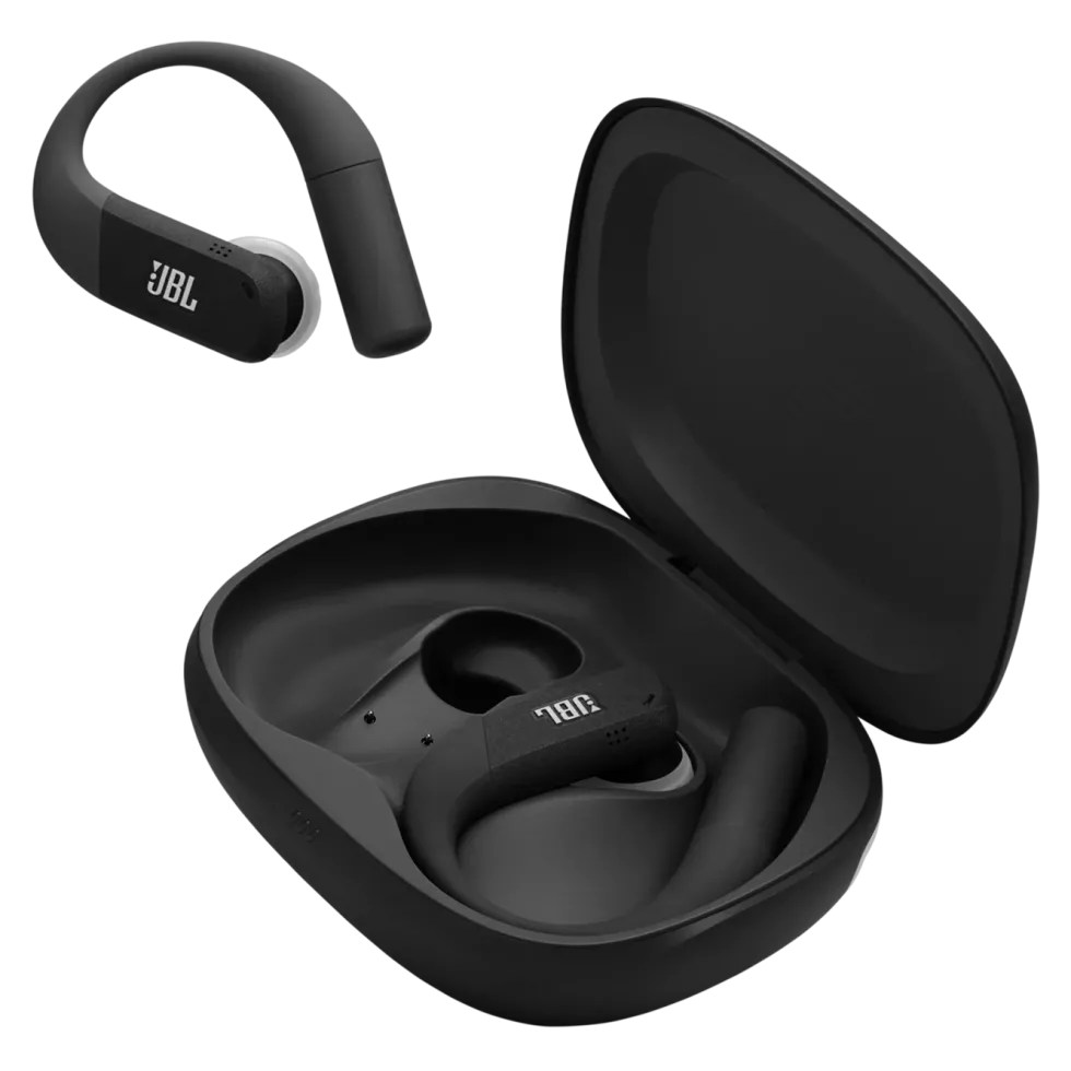 JBL Endurance Peak 4 trådløse sportshodetelefoner - svart/grå