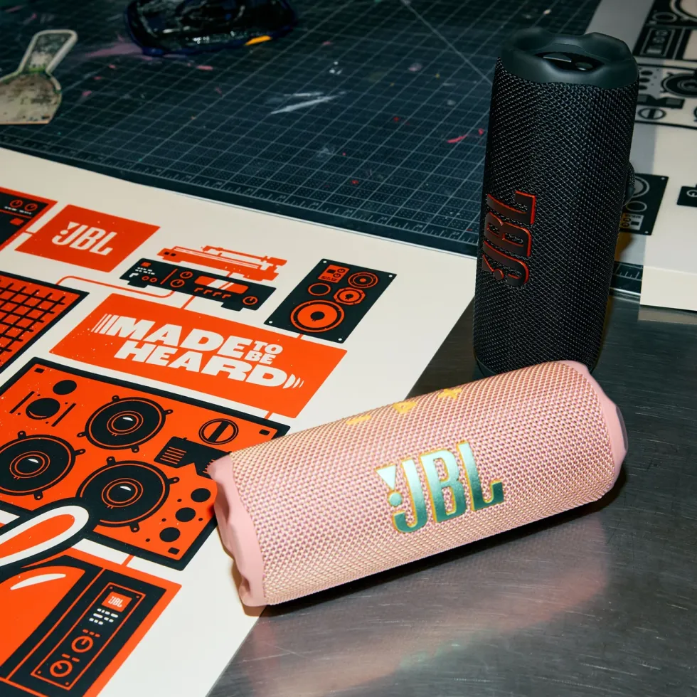JBL Flip 7 Portabel trådløs høyttaler Rosa