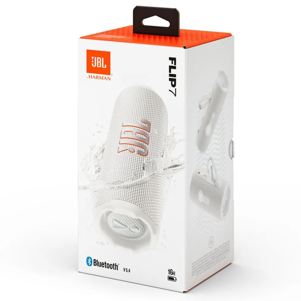 JBL Flip 7 Portabel trådløs høyttaler Hvit