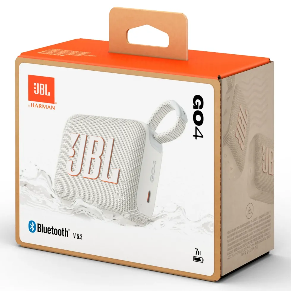 JBL Go 4 Trådløs høyttaler Hvit