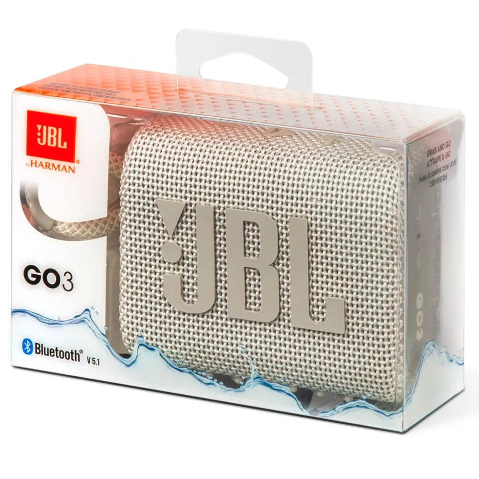 JBL Go 3 Trådløs høyttaler Hvit