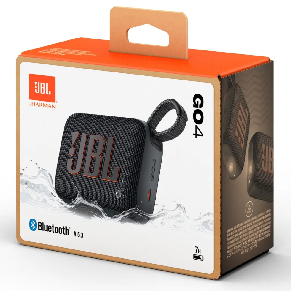JBL Go 4 Trådløs høyttaler Svart