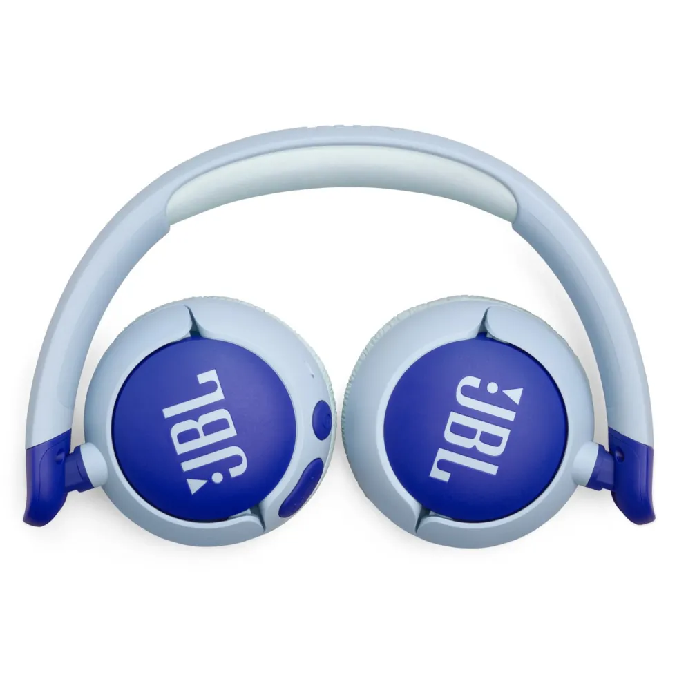 JBL JR320BT Trådløse hodetelefoner med volumbegrensning Blå