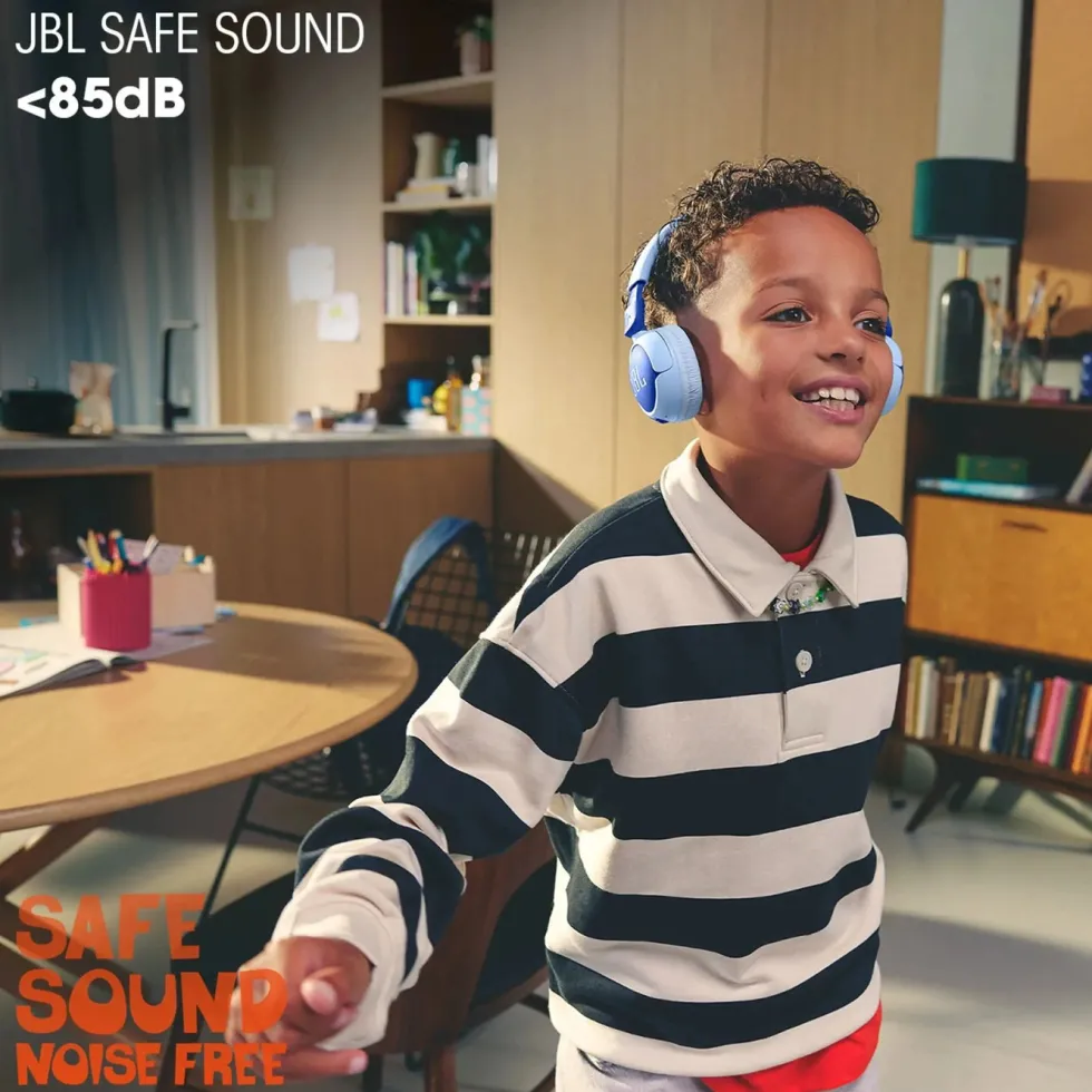 JBL JR320BT Trådløse hodetelefoner med volumbegrensning Lilla