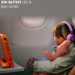 JBL JR320BT Trådløse hodetelefoner med volumbegrensning Lilla