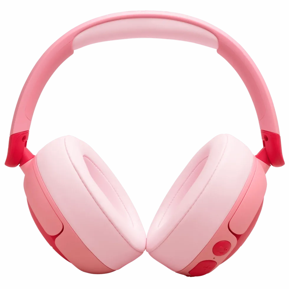 JBL JR470NC Trådløse hodetelefoner med volumbegrensning og ANC Rosa