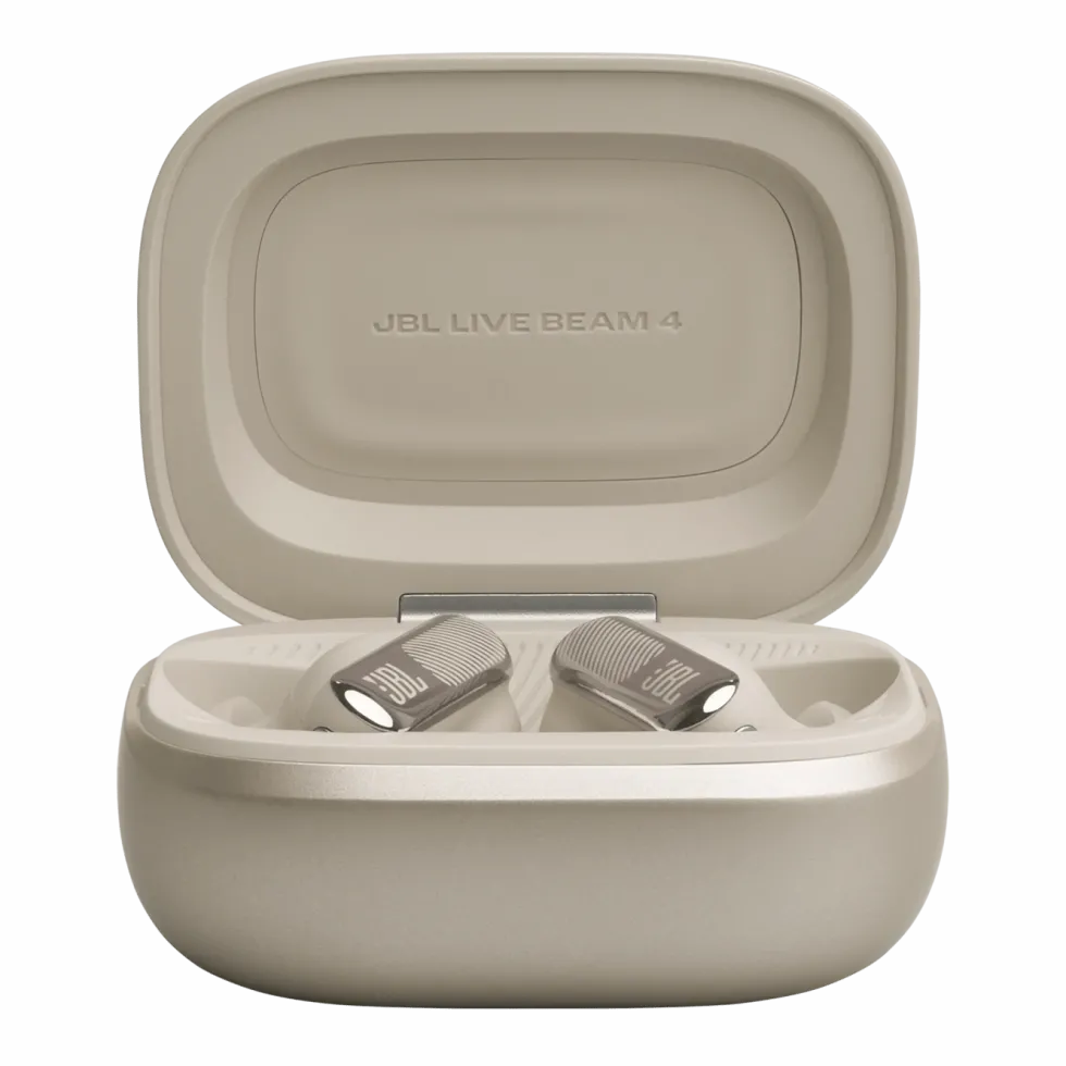 JBL Live Beam 4 trådløse in-ear-hodetelefoner Champagne