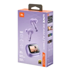 JBL Live Beam 4 trådløse in-ear-hodetelefoner Purple