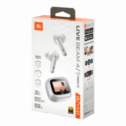 JBL Live Beam 4 trådløse in-ear-hodetelefoner Silver