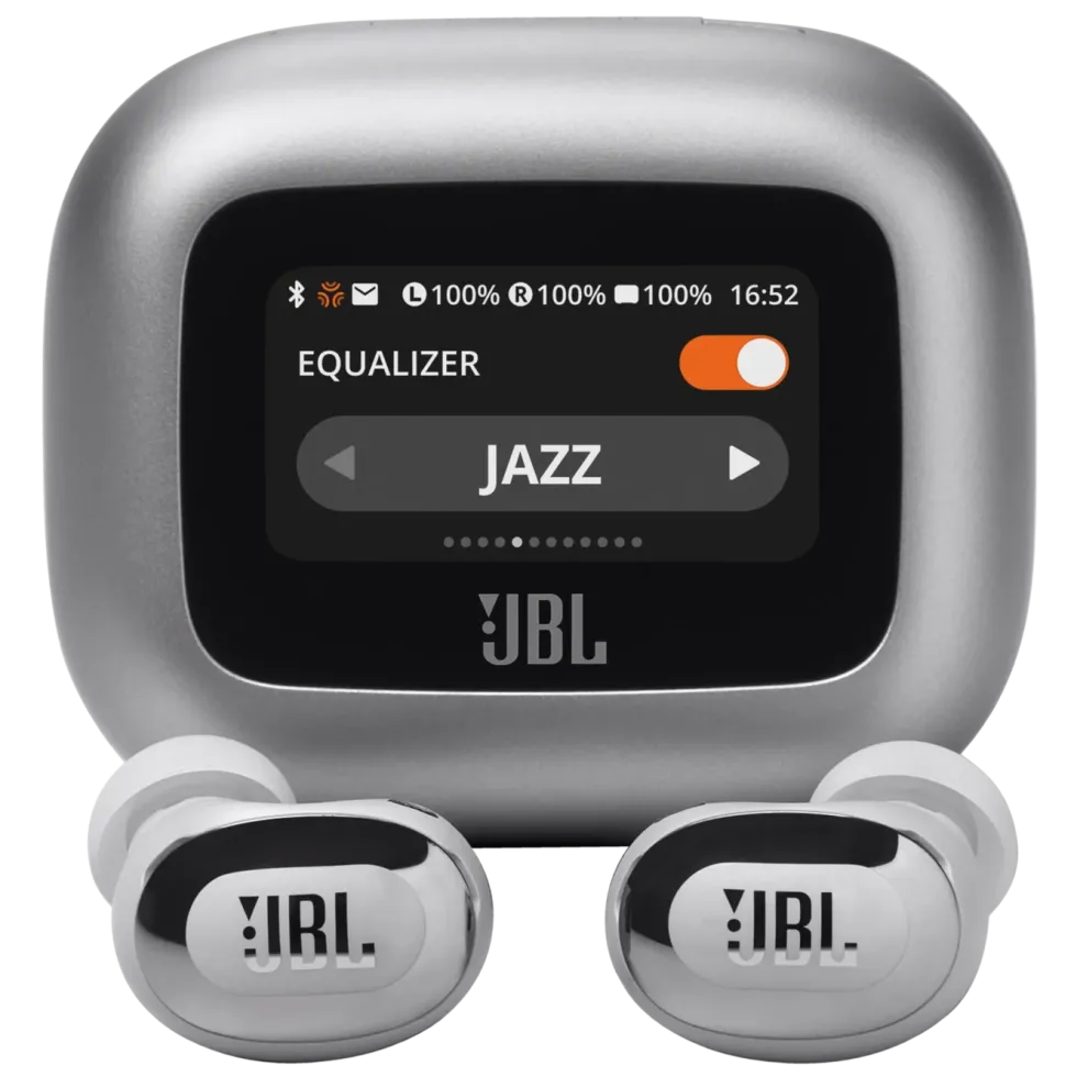 JBL Live Buds 3 Trådløse hodetelefoner Sølvfarget