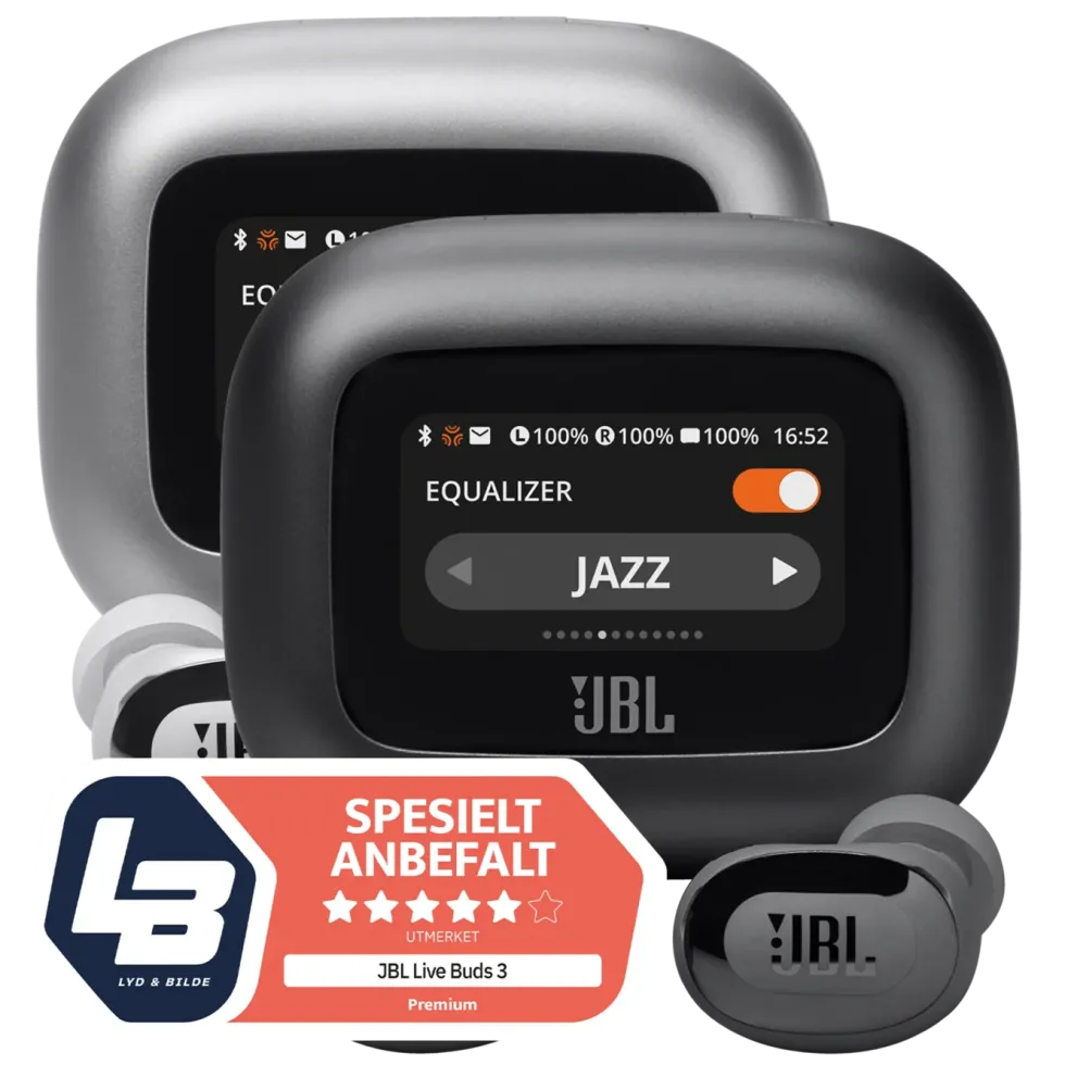 JBL Live Buds 3 Trådløse hodetelefoner Sølvfarget
