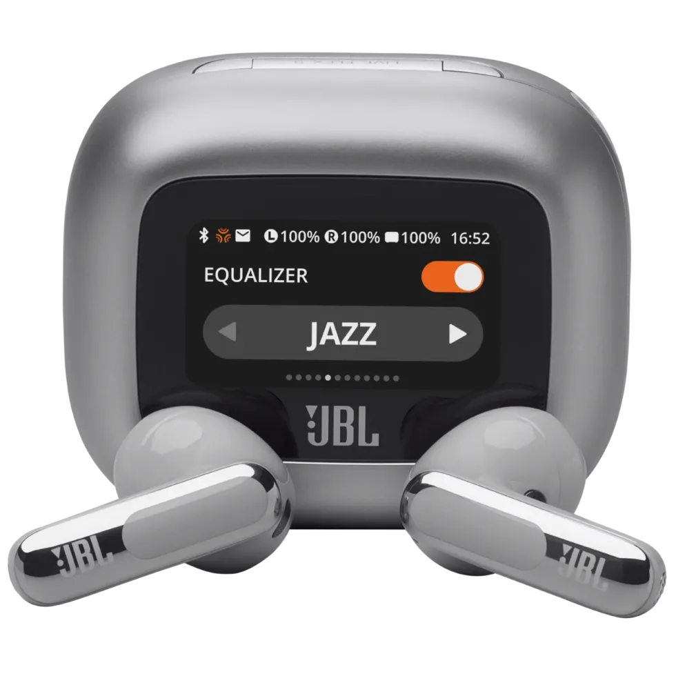 JBL Live Flex 3 Trådløse hodetelefoner Sølvfarget