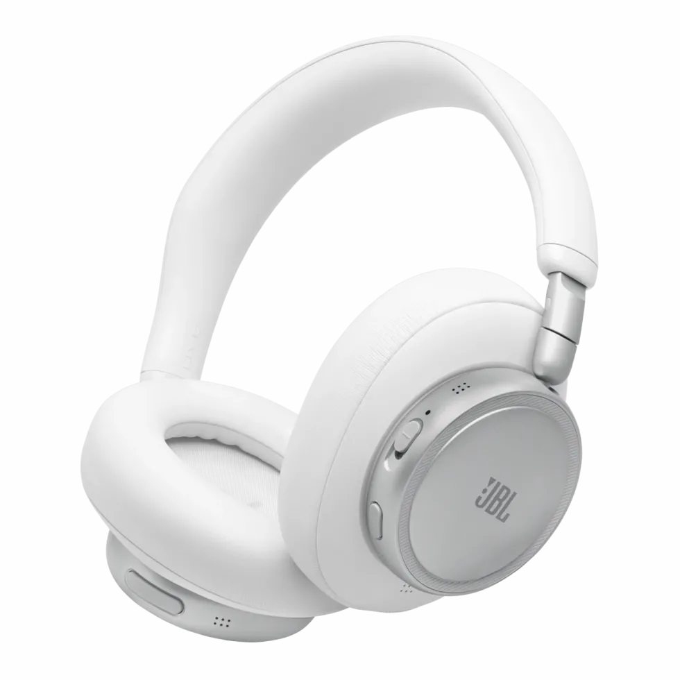 JBL Live 780NC over-ear-hodetelefoner med støyreduksjon Hvit