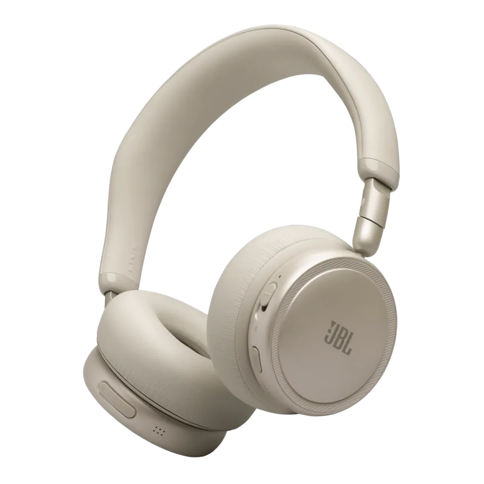 JBL Live 680NC trådløse on-ear-hodetelefoner Champagne