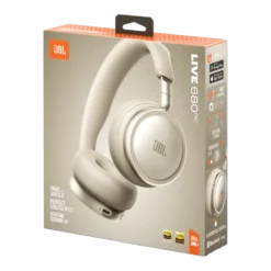 JBL Live 680NC trådløse on-ear-hodetelefoner Champagne