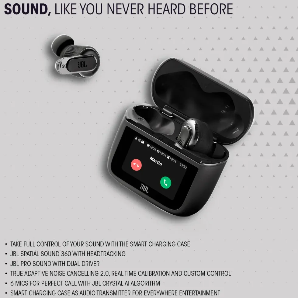 JBL Tour Pro 3 trådløse in-ear-hodetelefoner Blå