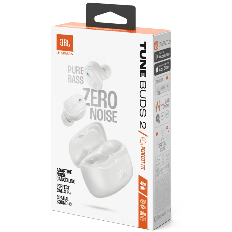 JBL Tune Buds 2 Hvit