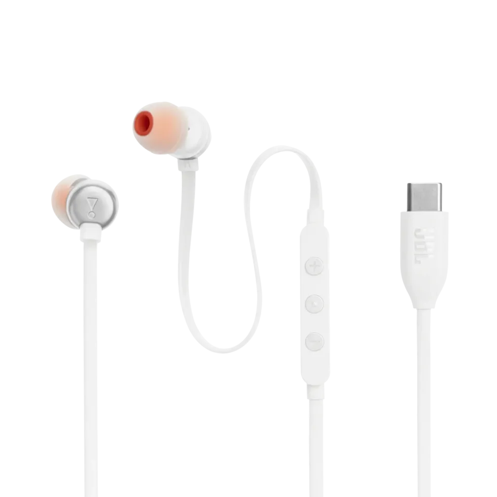 JBL Tune 310C Hodetelefoner med USB-C Hvit