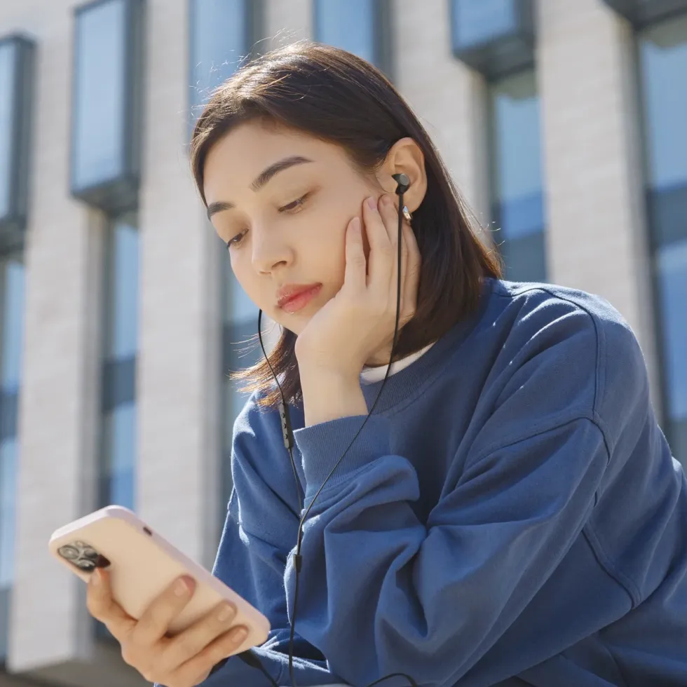 JBL Tune 305C USB-C-hodetelefoner med ledning Svart