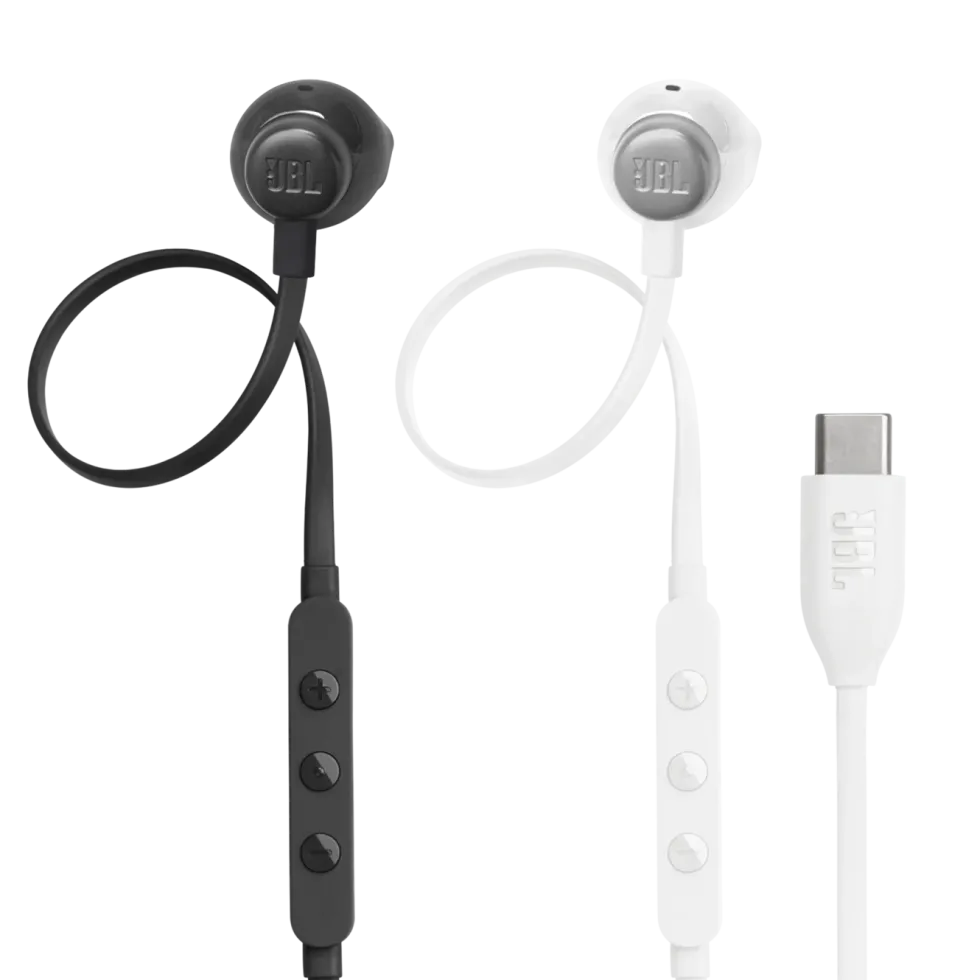 JBL Tune 305C USB-C-hodetelefoner med ledning Hvit