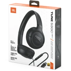JBL Tune 530C USB-C on-ear-hodetelefoner Svart