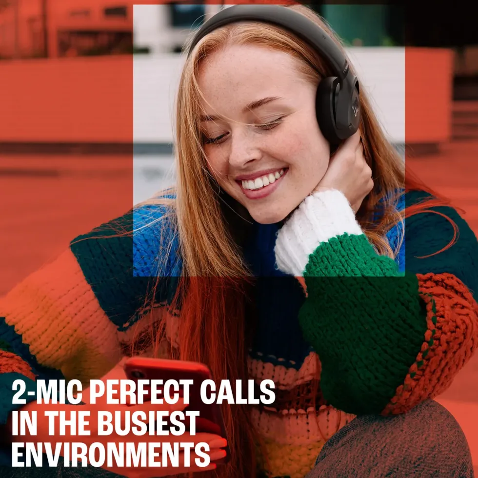 JBL Tune 680NC trådløse on-ear-hodetelefoner Svart