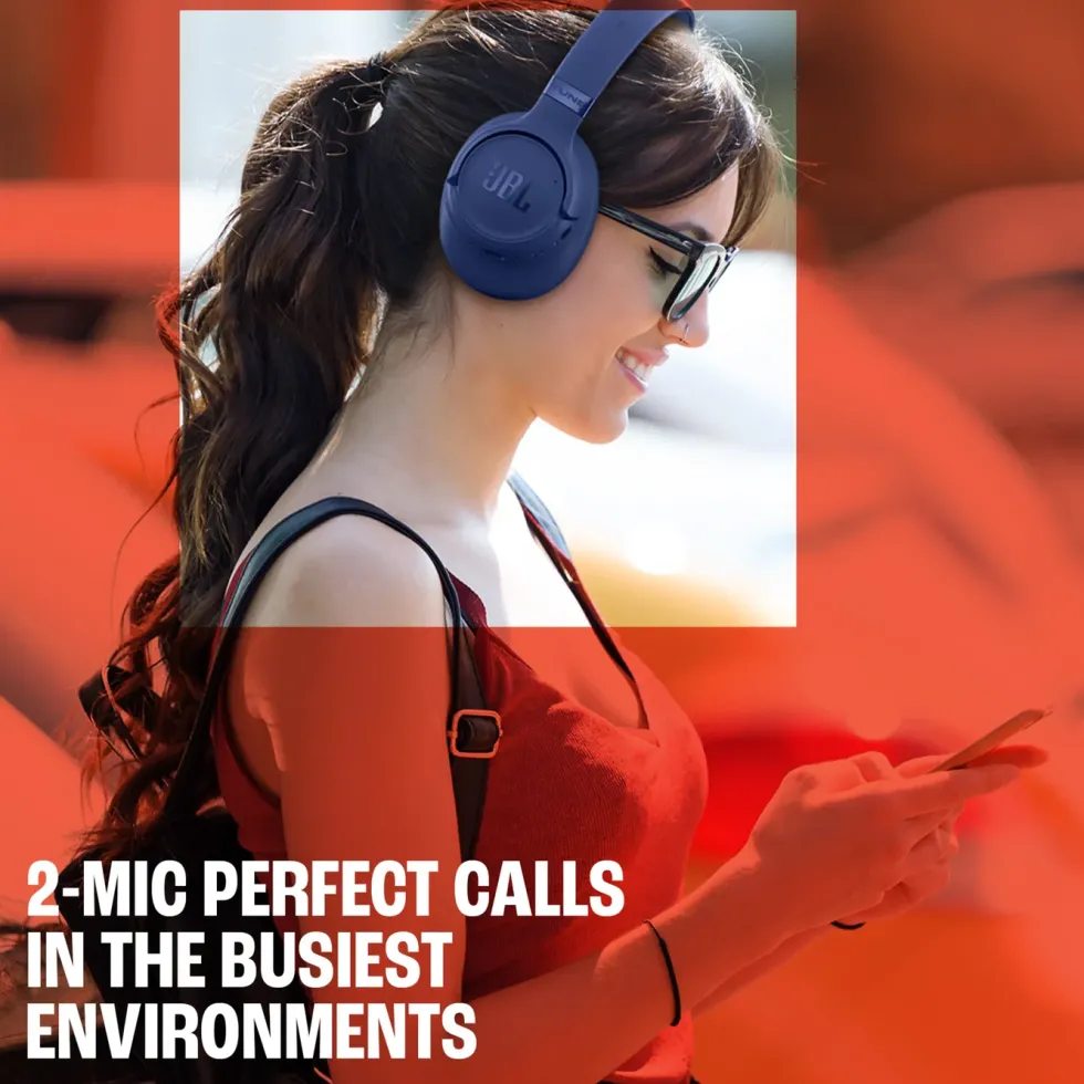 JBL Tune 780NC trådløse over-ear-hodetelefoner Hvit