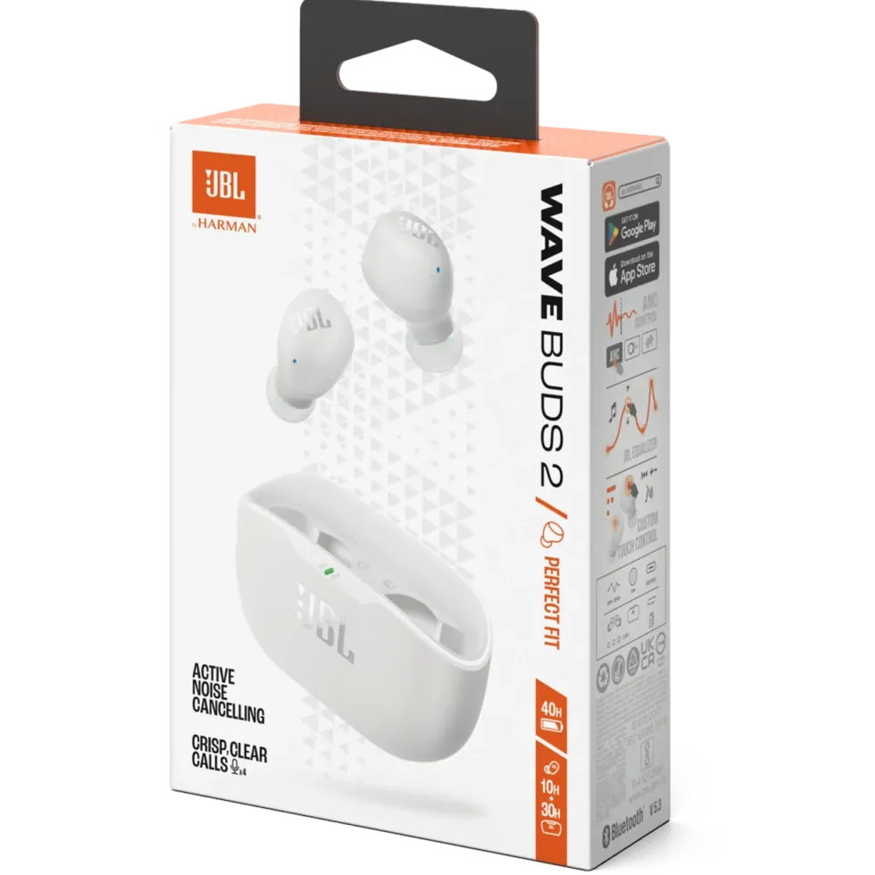 JBL Wave Buds 2 Hvit
