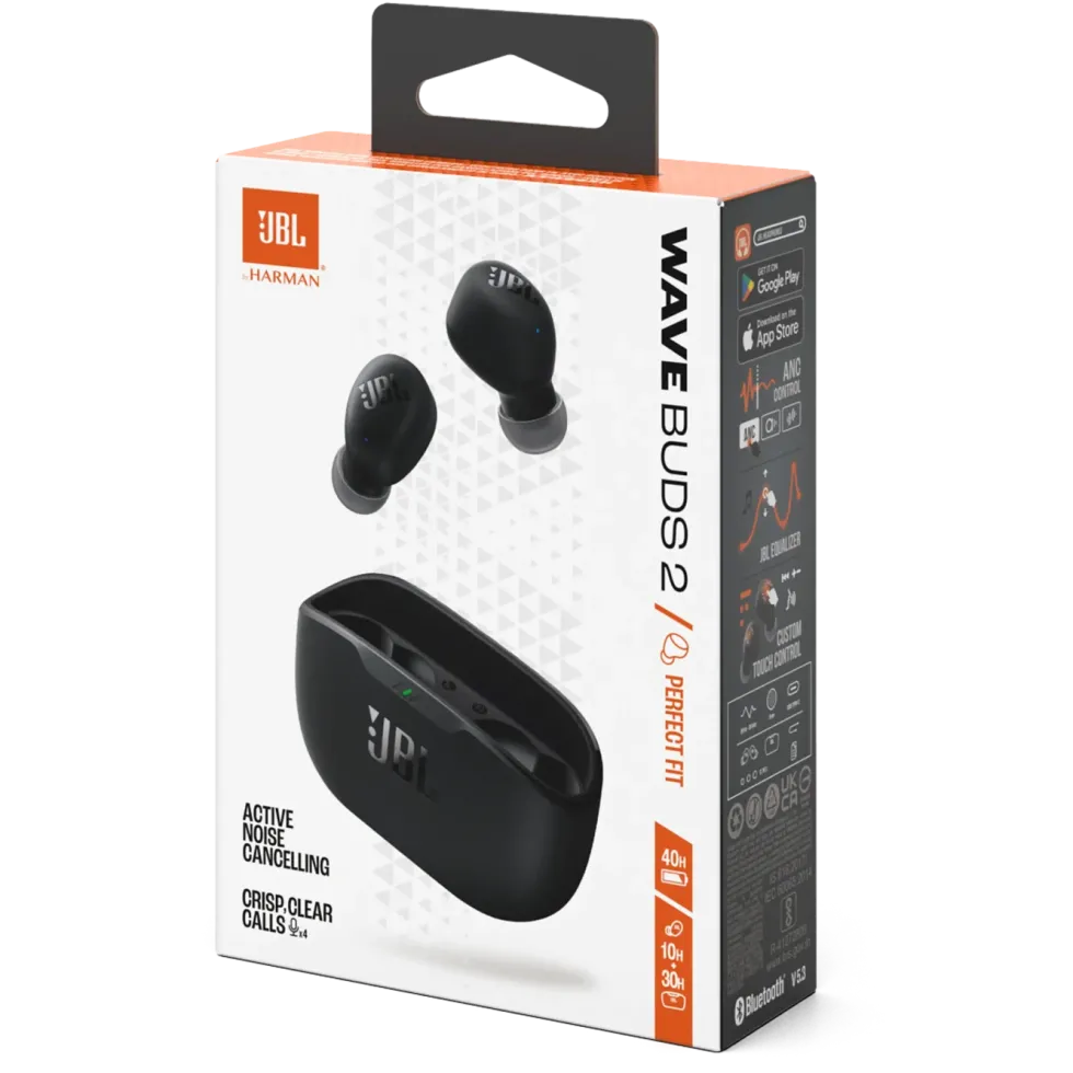 JBL Wave Buds 2 Svart