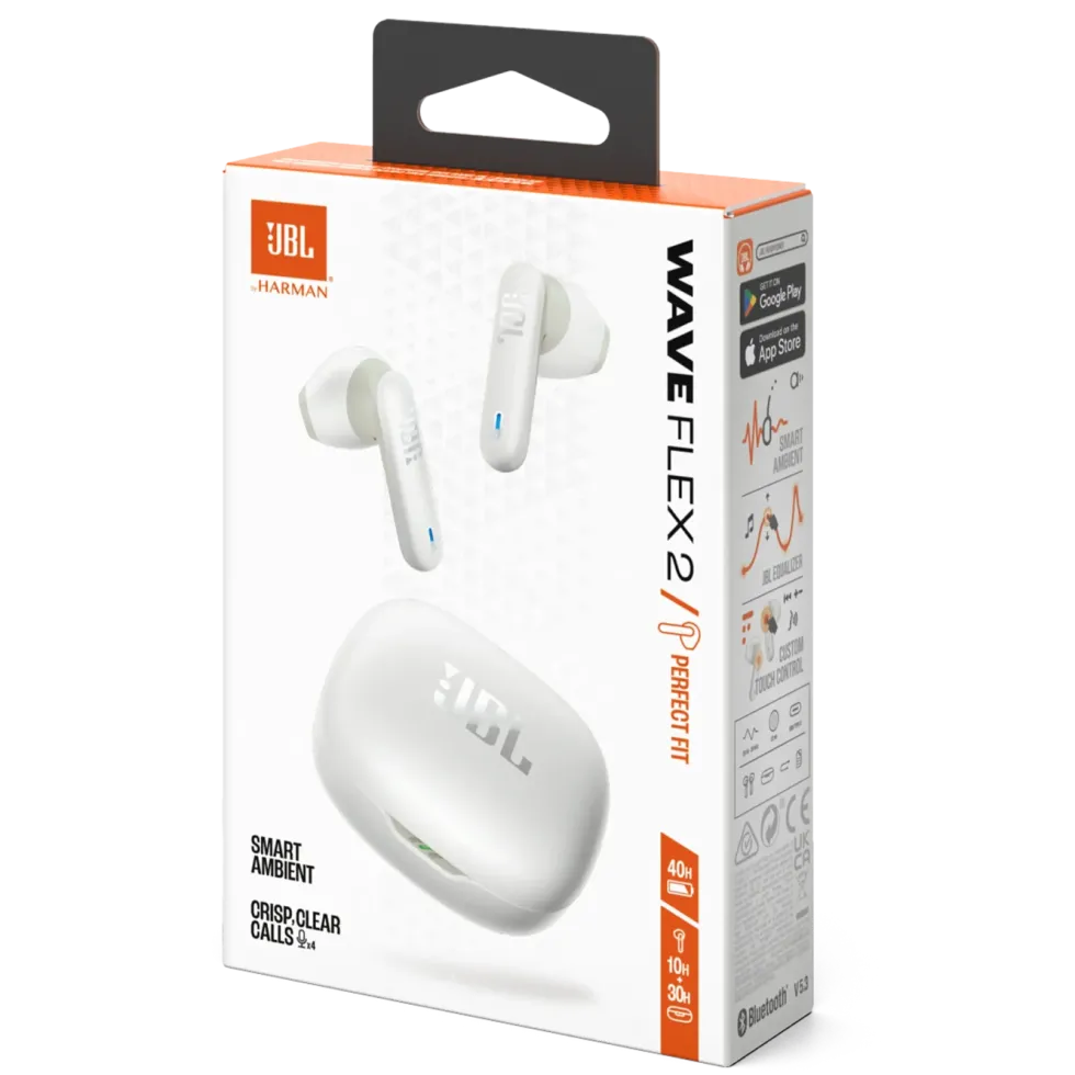 JBL Wave Flex 2 Hvit