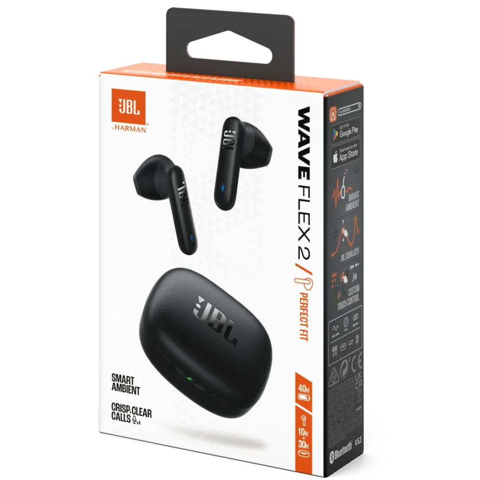 JBL Wave Flex 2 Svart