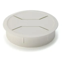 Kabelgjennomføring for bord 79 mm Hvit